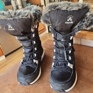 Kamik Winter Snowboots, Toddler 12 girls